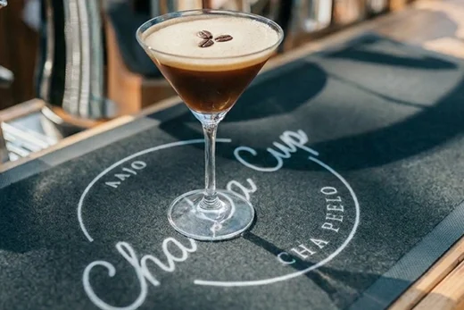 espresso martini by Cha Da Cup